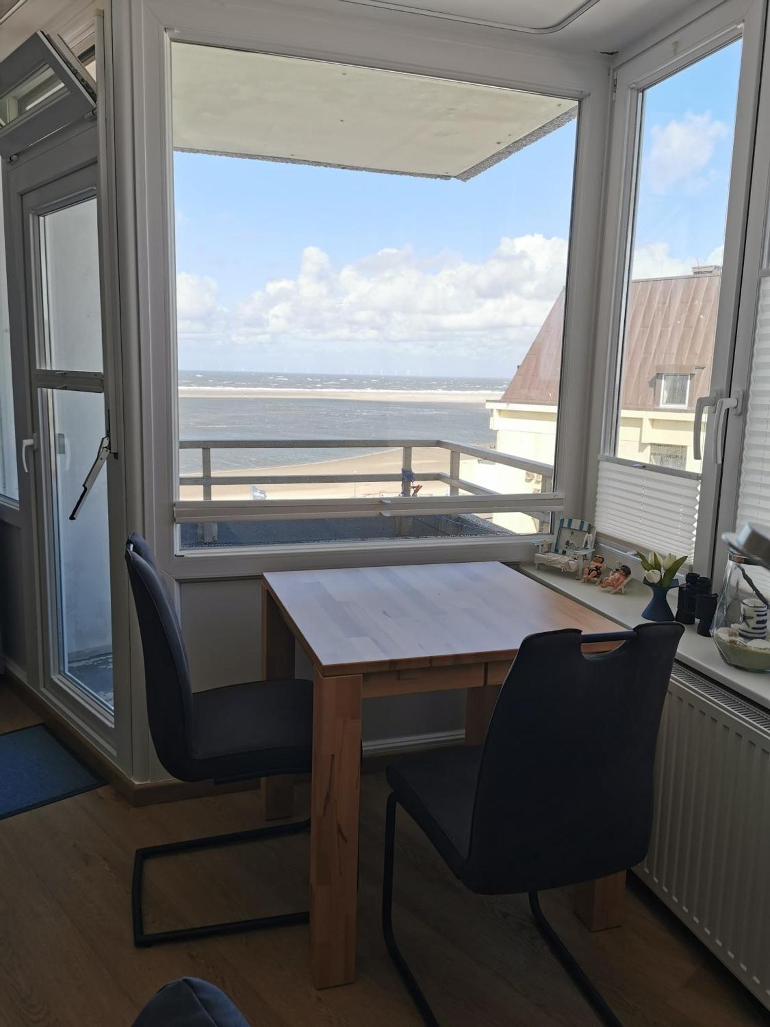Strandblick im Haus Seeblick Bismarckstraße Borkum Exterior foto