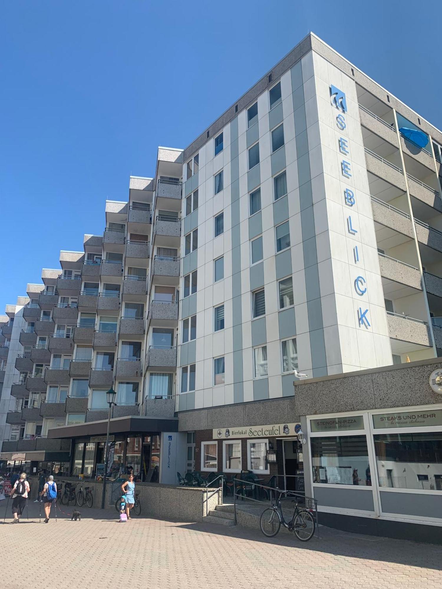 Strandblick im Haus Seeblick Bismarckstraße Borkum Exterior foto