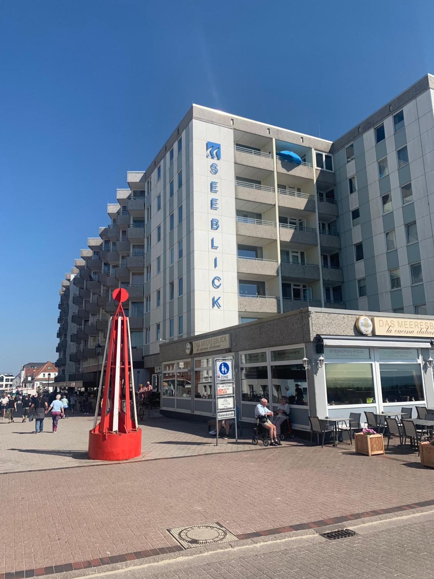 Strandblick im Haus Seeblick Bismarckstraße Borkum Exterior foto