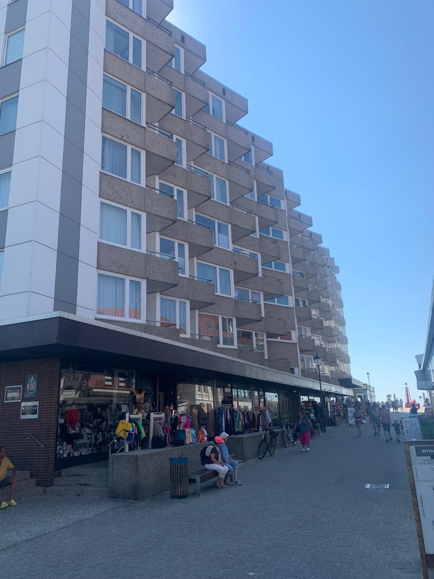 Strandblick im Haus Seeblick Bismarckstraße Borkum Exterior foto