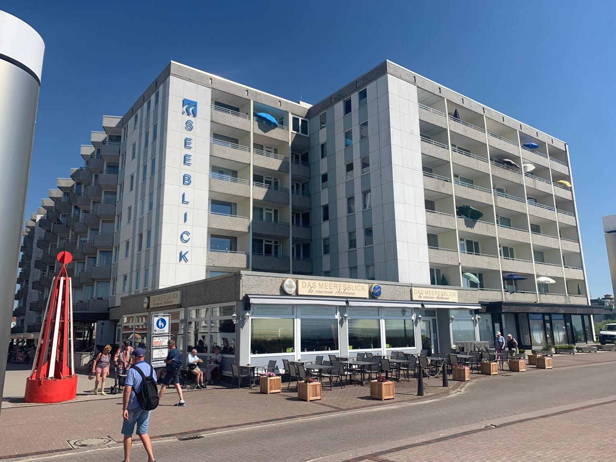 Strandblick im Haus Seeblick Bismarckstraße Borkum Exterior foto